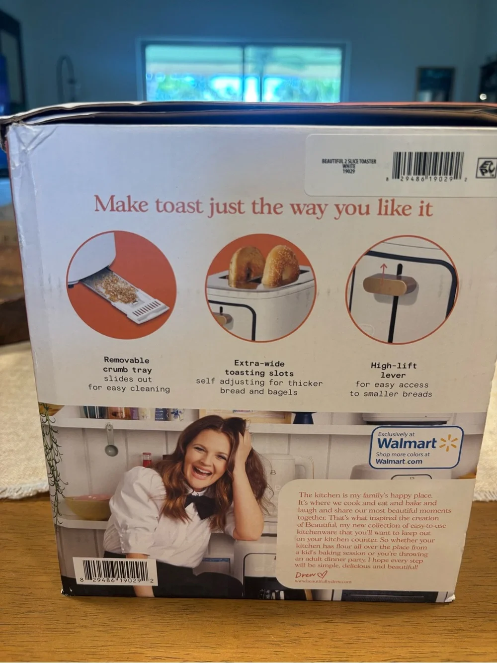 SOLD 🎉🎉Beautiful by Drew Barrymore 2-Slice Touchscreen Toaster White NEW